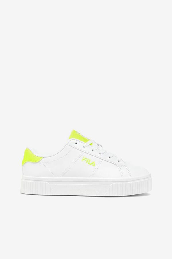 Zapatillas Fila Mujer Blancas / Blancas / Amarillo - Panache Creeper - España 812394CLU